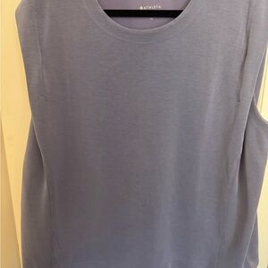 Athleta Women's Light Blue Muscle Tee